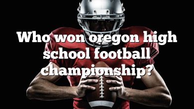 Who won oregon high school football championship?