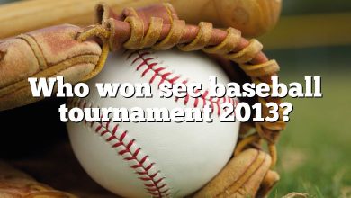 Who won sec baseball tournament 2013?