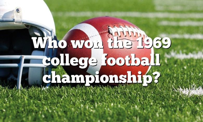 Who won the 1969 college football championship?