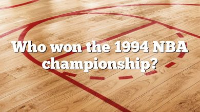 Who won the 1994 NBA championship?