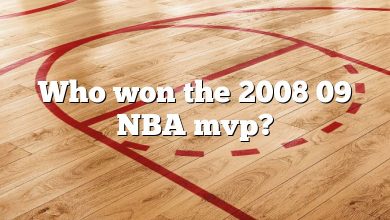 Who won the 2008 09 NBA mvp?