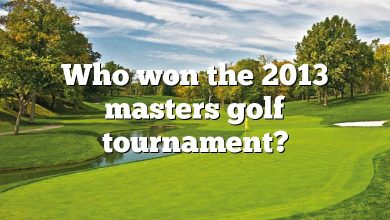 Who won the 2013 masters golf tournament?