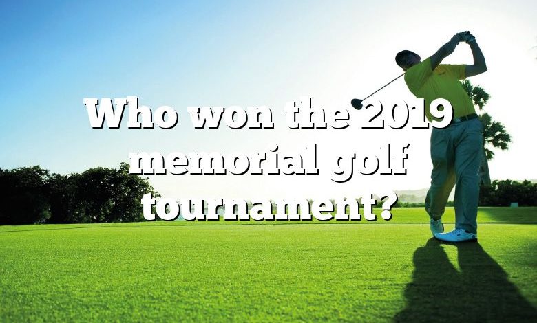 Who won the 2019 memorial golf tournament?