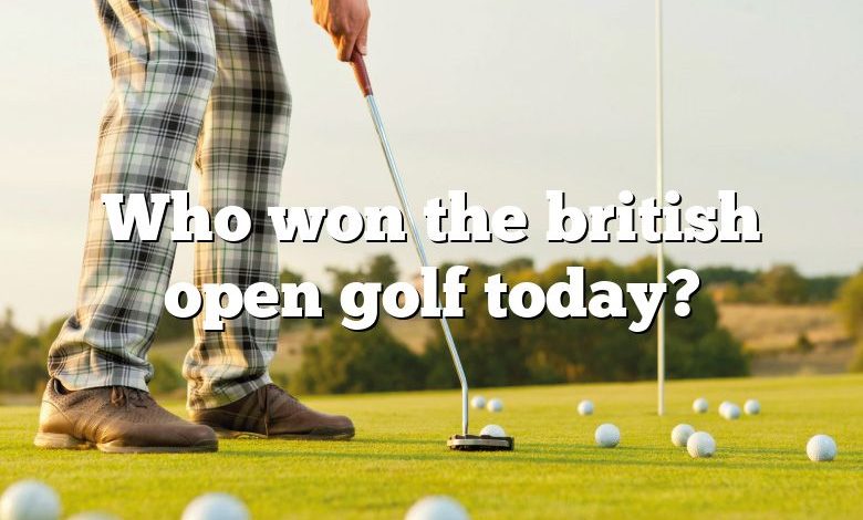 Who won the british open golf today?