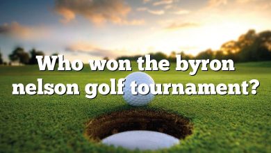 Who won the byron nelson golf tournament?