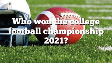 Who won the college football championship 2021?