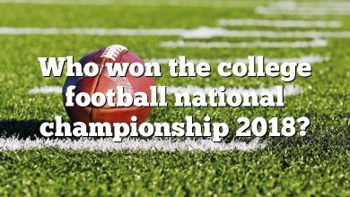 Who won the college football national championship 2018?