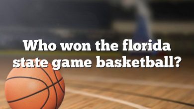 Who won the florida state game basketball?