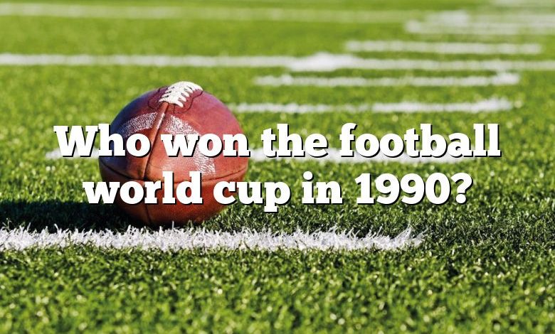 Who won the football world cup in 1990?