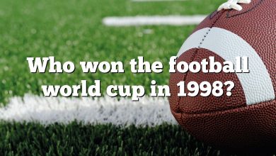 Who won the football world cup in 1998?