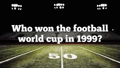 Who won the football world cup in 1999?