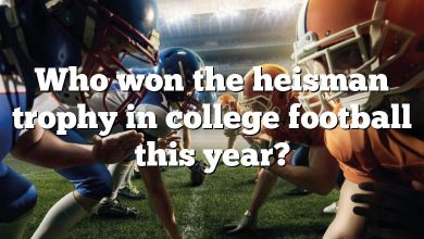 Who won the heisman trophy in college football this year?