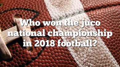 Who won the juco national championship in 2018 football?