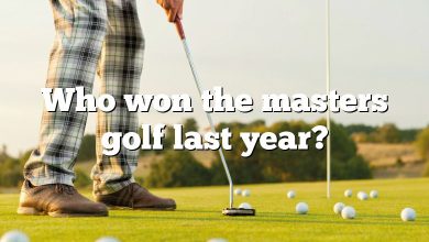 Who won the masters golf last year?