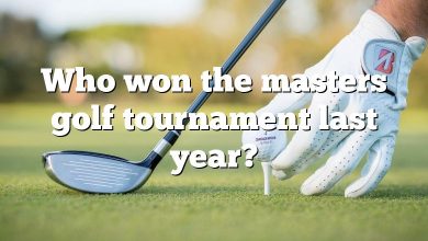 Who won the masters golf tournament last year?