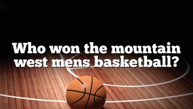 Who won the mountain west mens basketball?