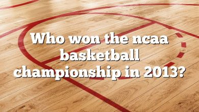 Who won the ncaa basketball championship in 2013?