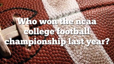 Who won the ncaa college football championship last year?