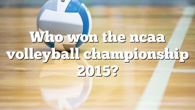 Who won the ncaa volleyball championship 2015?