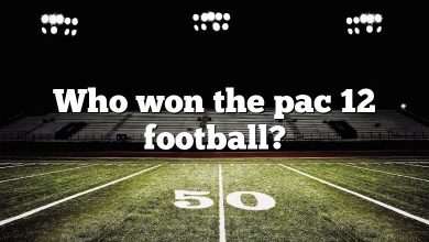 Who won the pac 12 football?