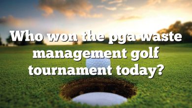 Who won the pga waste management golf tournament today?