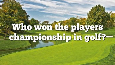 Who won the players championship in golf?