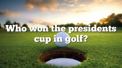 Who won the presidents cup in golf?