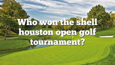 Who won the shell houston open golf tournament?