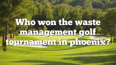 Who won the waste management golf tournament in phoenix?