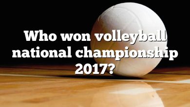 Who won volleyball national championship 2017?