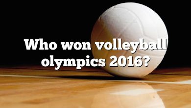 Who won volleyball olympics 2016?