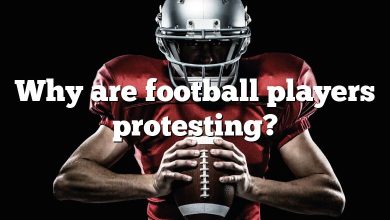 Why are football players protesting?