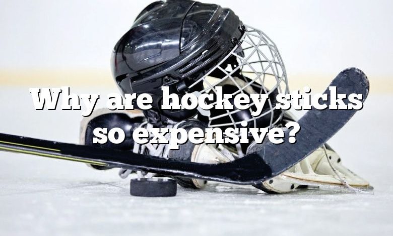 Why are hockey sticks so expensive?