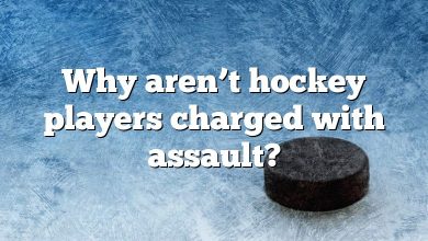 Why aren’t hockey players charged with assault?