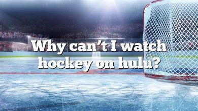 Why can’t I watch hockey on hulu?