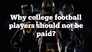 Why college football players should not be paid?