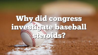 Why did congress investigate baseball steroids?