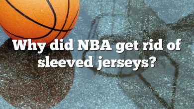 Why did NBA get rid of sleeved jerseys?