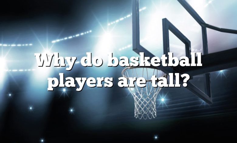 Why do basketball players are tall?