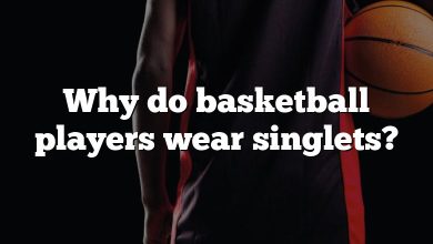 Why do basketball players wear singlets?