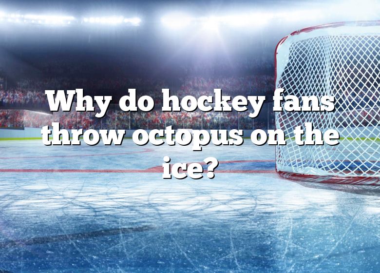 Why Do Hockey Fans Throw Octopus On The Ice 