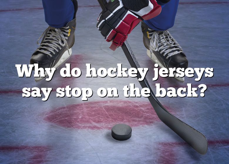 What does the letter 'A' on hockey jerseys mean? - Quora