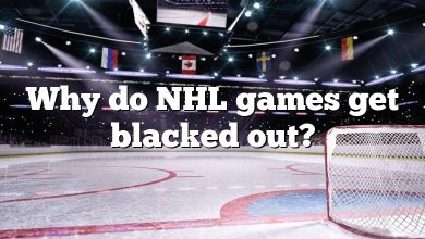 Why do NHL games get blacked out?