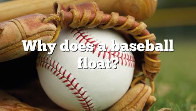 Why does a baseball float?
