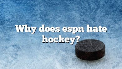 Why does espn hate hockey?
