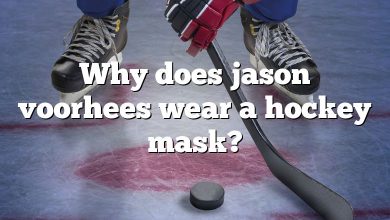 Why does jason voorhees wear a hockey mask?
