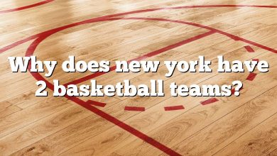 Why does new york have 2 basketball teams?