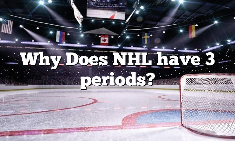 Why Does NHL have 3 periods?