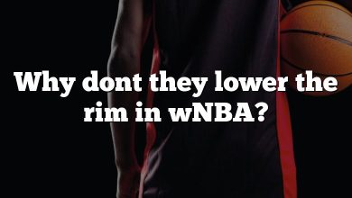 Why dont they lower the rim in wNBA?