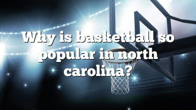 Why is basketball so popular in north carolina?